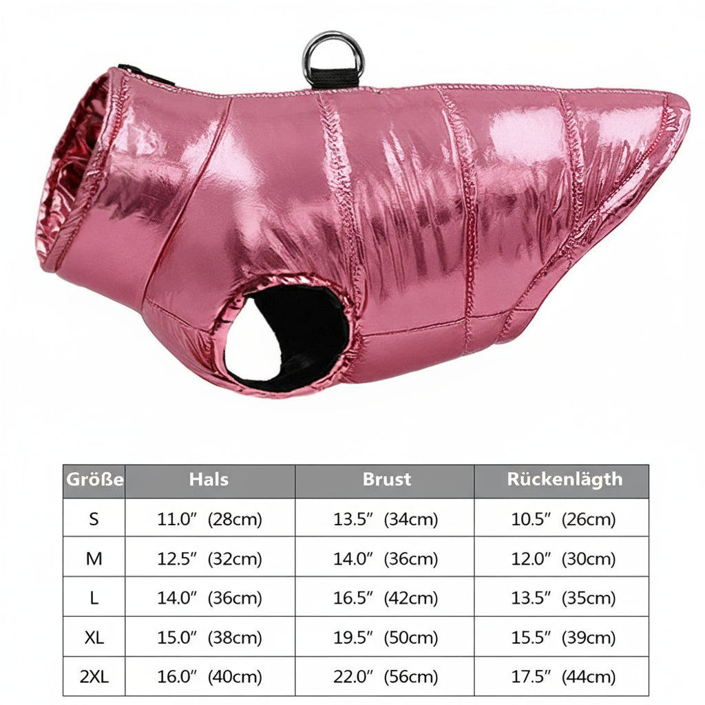 Wasserdichte Winterjacke für Hunde – warm, reflektierend & winddicht – ideal für Französische Bulldoggen & Chihuahua