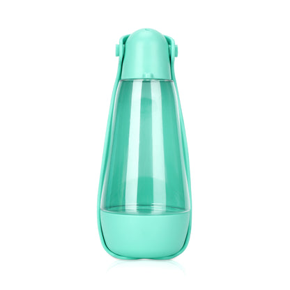 Portable Pet Water Bottle with Food Container – 2-in-1 Drinking Bottle for Dogs &amp; Cats on the Go
