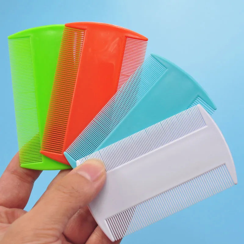 Stainless Steel Pet Grooming Hair Comb Long Thick Hair Fur Removal Flea and Lice Brush Pets Combs for Dog Cat Rabbit Guinea Pig