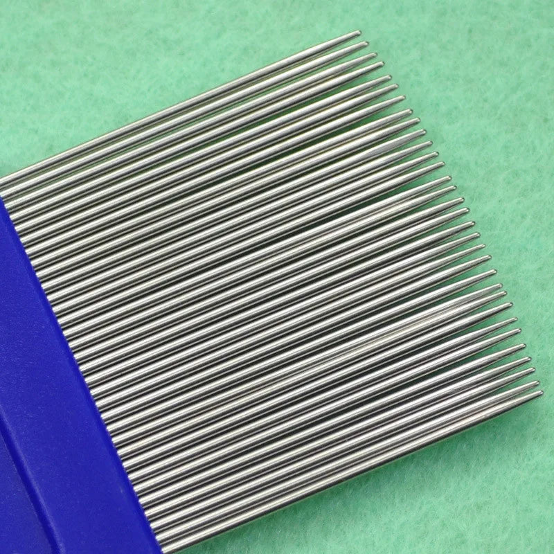 Stainless Steel Pet Grooming Hair Comb Long Thick Hair Fur Removal Flea and Lice Brush Pets Combs for Dog Cat Rabbit Guinea Pig