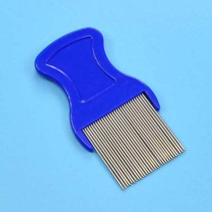 Stainless Steel Pet Grooming Hair Comb Long Thick Hair Fur Removal Flea and Lice Brush Pets Combs for Dog Cat Rabbit Guinea Pig