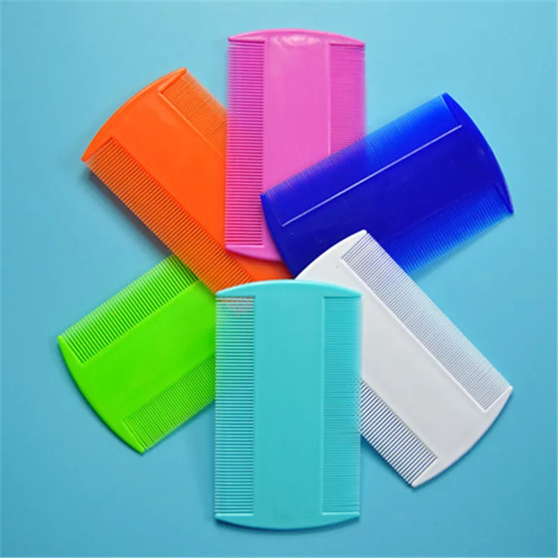 Stainless Steel Pet Grooming Hair Comb Long Thick Hair Fur Removal Flea and Lice Brush Pets Combs for Dog Cat Rabbit Guinea Pig