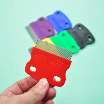 Stainless Steel Pet Grooming Hair Comb Long Thick Hair Fur Removal Flea and Lice Brush Pets Combs for Dog Cat Rabbit Guinea Pig