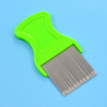 Stainless Steel Pet Grooming Hair Comb Long Thick Hair Fur Removal Flea and Lice Brush Pets Combs for Dog Cat Rabbit Guinea Pig