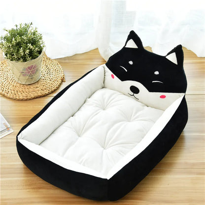 Cama para mascotas cálida para el invierno - Sofá lavable para perros y gatos de hasta 6 kg