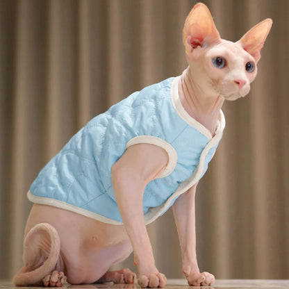 Warme Winterweste für Katzen und kleine Hunde – wasserabweisend, weich gefüttert, ideal für kalte Tage