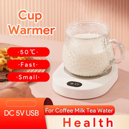 Cup Warmer Thermostatic Temperature for Coffee Milk Tea Water DC 5V USB Heating Pad Mug Heater For Home Office Desk