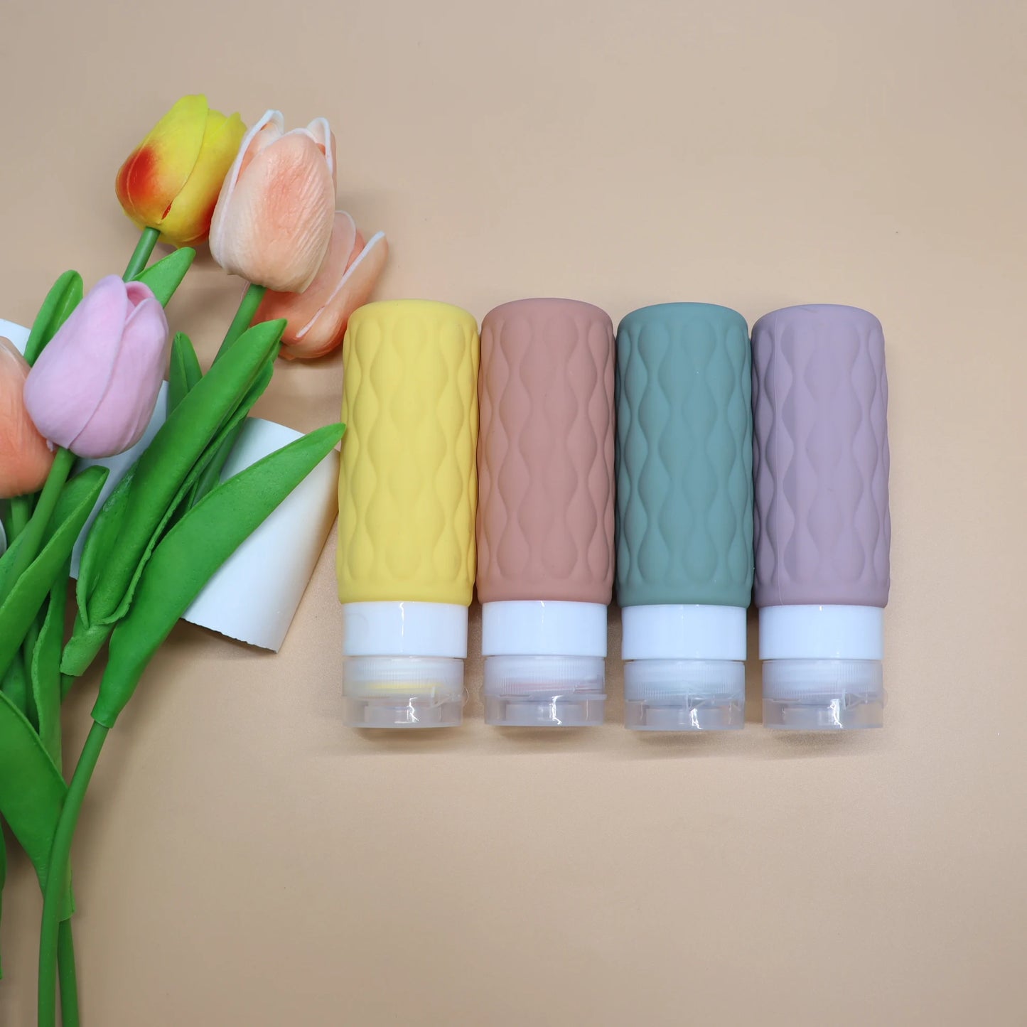 100ml Silicone Travel Bottle - Refillable &amp; Leakproof for Hand Luggage