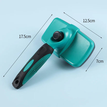 Selbstreinigende Haustierbürste – Edelstahlpflegebürste für Hunde & Katzen