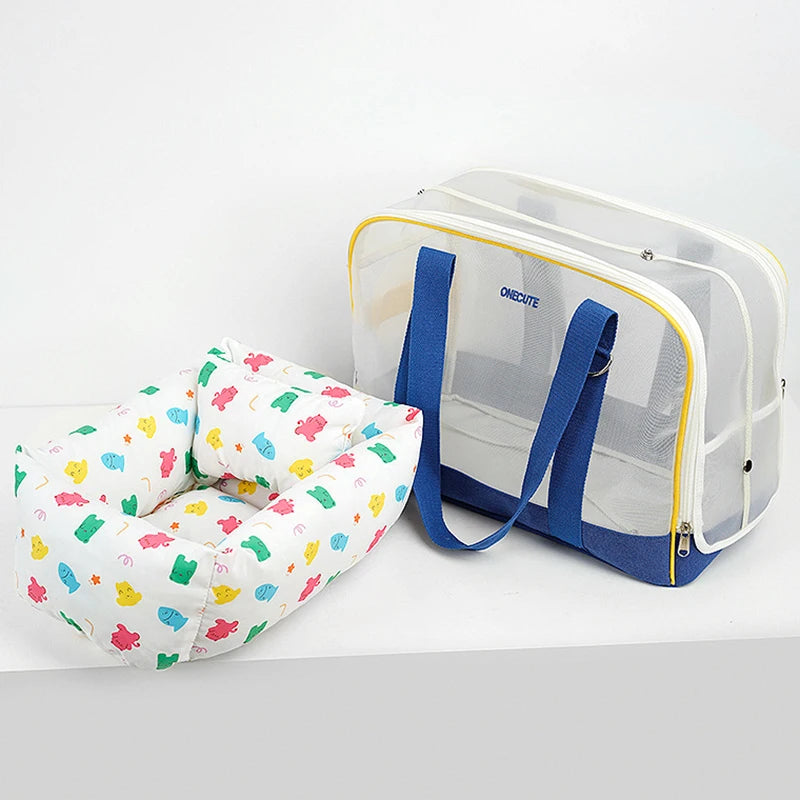 Small Pet Carrier Bag - Breathable for Dogs &amp; Cats up to 6kg