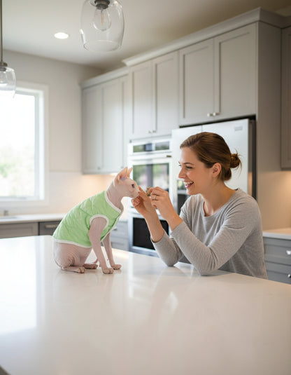 Warme Winterweste für Katzen und kleine Hunde – wasserabweisend, weich gefüttert, ideal für kalte Tage