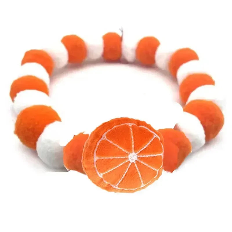 Dog Accessories Hair Ball Pet Collar Dog Necklace Cat Bib Cute Ball Pet Neckerchief for Photography Pet Collar Puppy Scarf