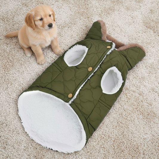 Wasserfester Hundemantel für kleine Hunde | Warm & weich | Winterjacke