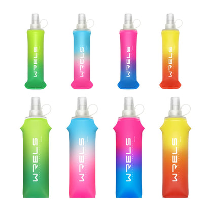 Botella plegable deportiva de TPU de 250 ml/500 ml - Ultraligera para correr, maratones y actividades al aire libre - 8 colores