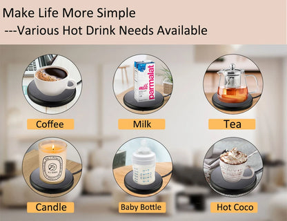 Coffee Cup Heater Mug Warmer USB Heating Pad Electric Milk Tea Water Thermostatic Coasters Cup Warmer For Home Office Desk DC 5V