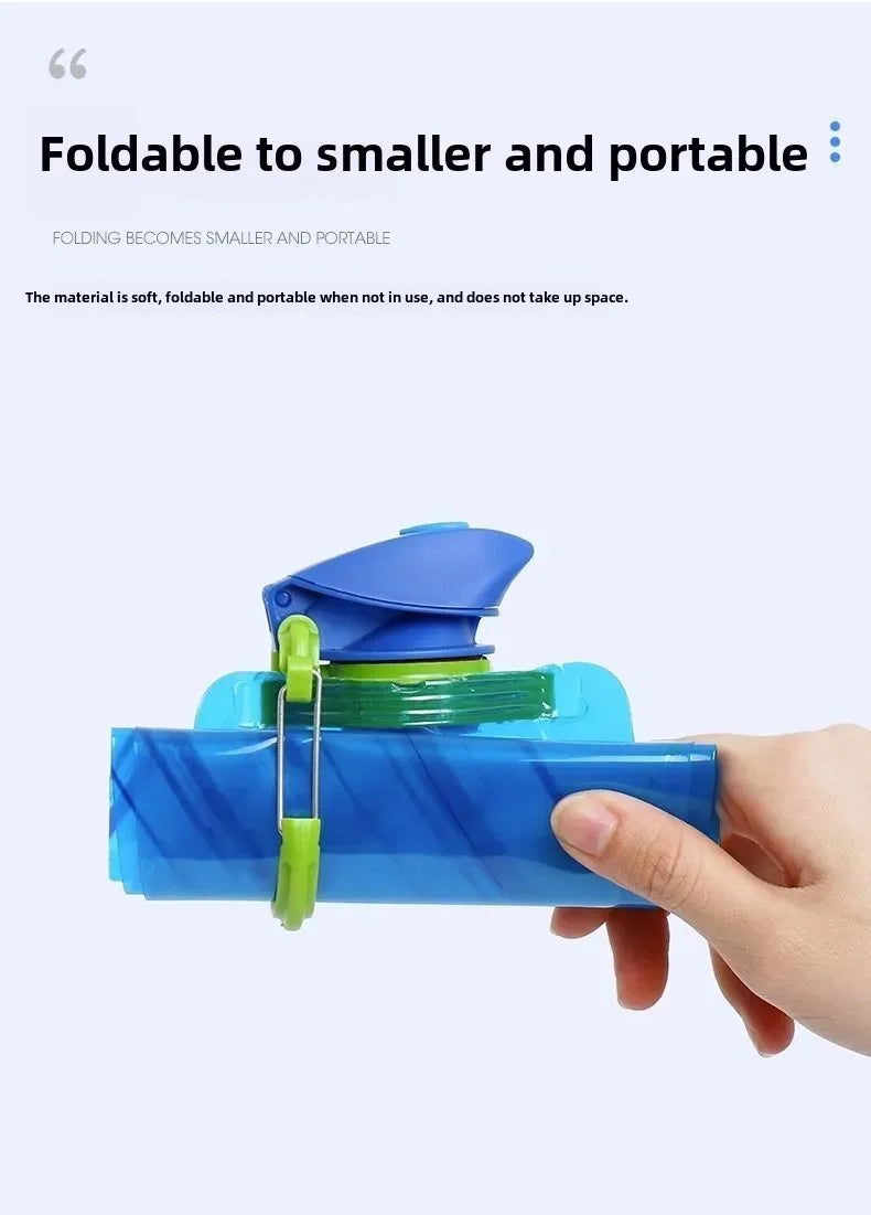 Faltbare Wasserflasche 700ml - Ultraleicht & Platzsparend für Sport, Outdoor & Reisen