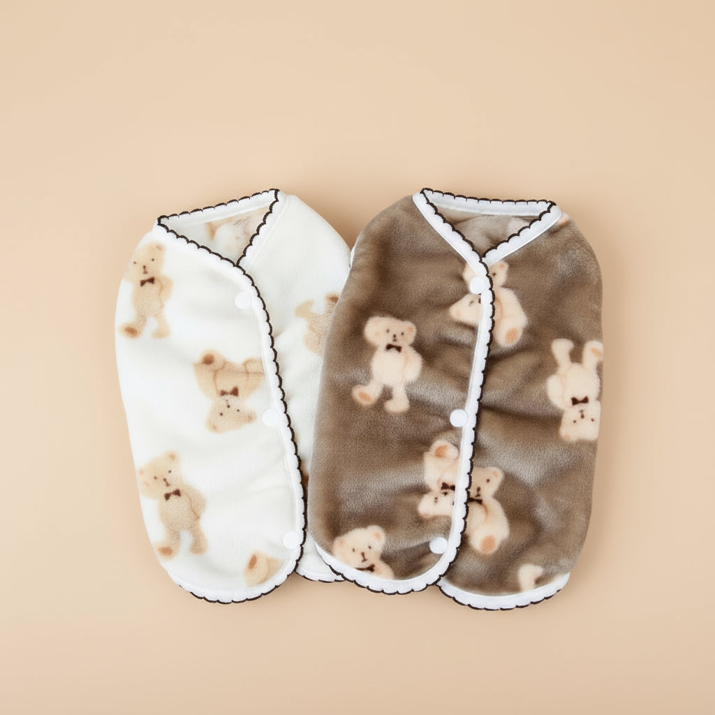 Warme Winterjacke für Katzen & kleine Hunde – weiche Fleeceweste für kalte Tage