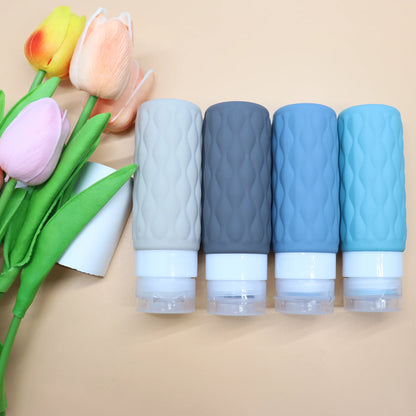 100ml Silicone Travel Bottle - Refillable &amp; Leakproof for Hand Luggage