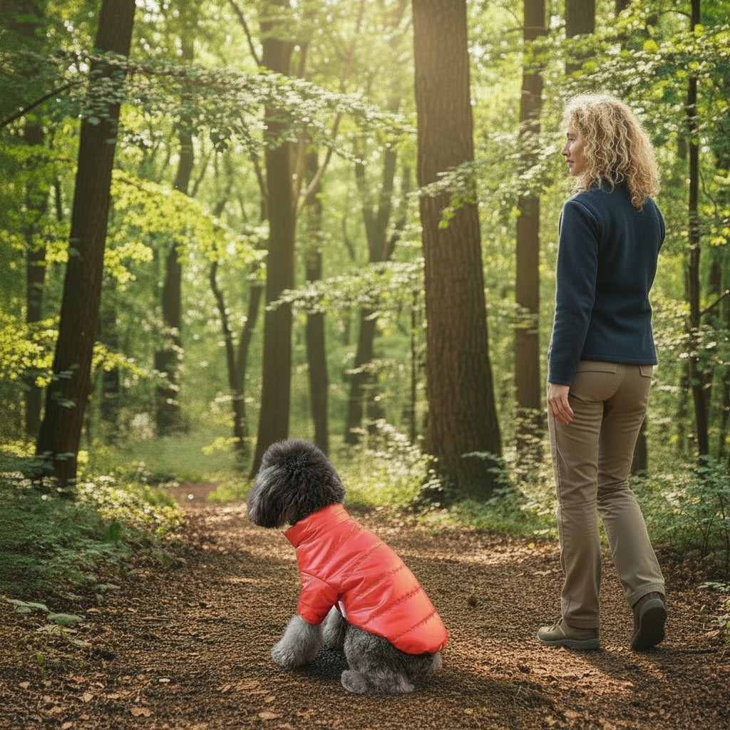 Wärmender Wintermantel für kleine Hunde – wasserdicht, reflektierend, modisch & kuschelig