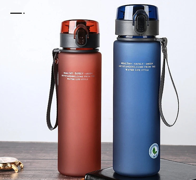 BPA-free sports water bottle 400ml/560ml – Leakproof for hiking, fitness &amp; outdoor activities