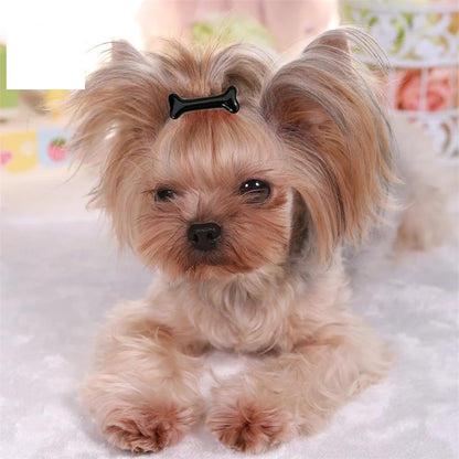 Hunde Haarspange in Knochenform – Stylische Fellhaar-Clips für Hunde & Katzen