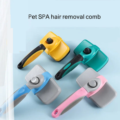 Selbstreinigende Haustierbürste – Edelstahlpflegebürste für Hunde & Katzen