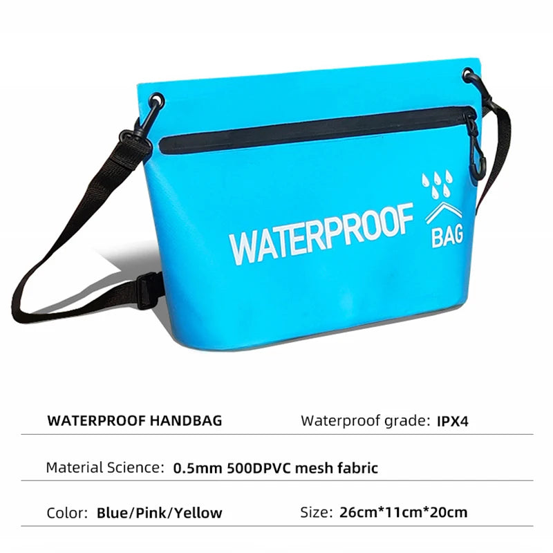 Bolsa impermeable de 5 l para natación, kayak, rafting y deportes acuáticos