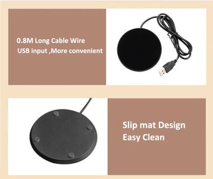 Coffee Cup Heater Mug Warmer USB Heating Pad Electric Milk Tea Water Thermostatic Coasters Cup Warmer For Home Office Desk DC 5V