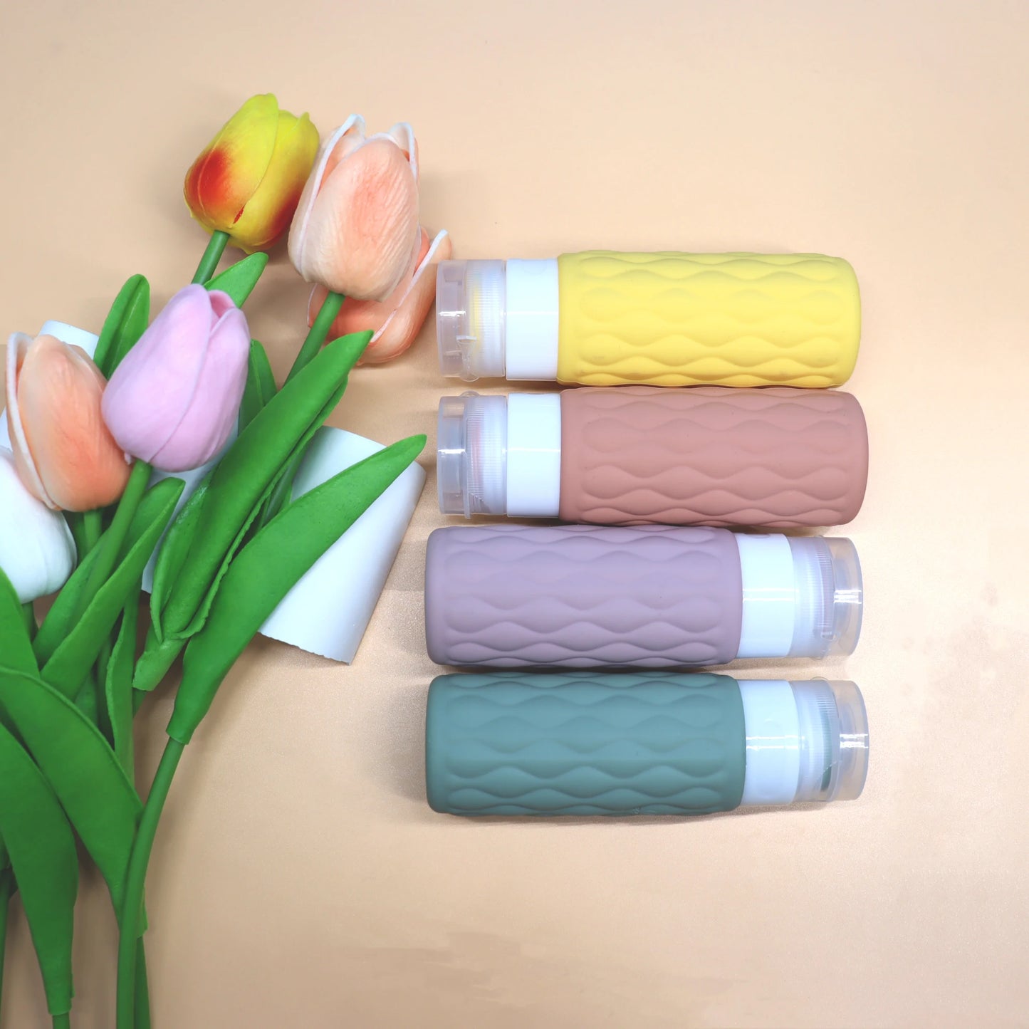 100ml Silicone Travel Bottle - Refillable &amp; Leakproof for Hand Luggage