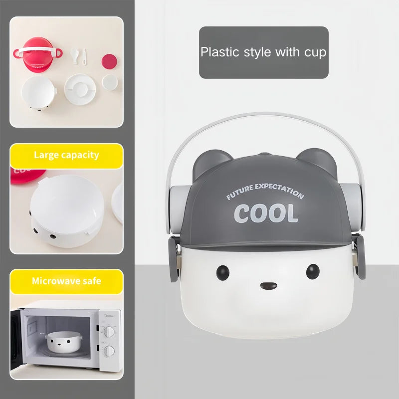 Lonchera de acero inoxidable 304 - A prueba de fugas y apta para microondas para la escuela