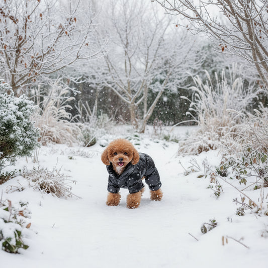 Wasserfeste Winterjacke für Hunde – warm, weich & bequem