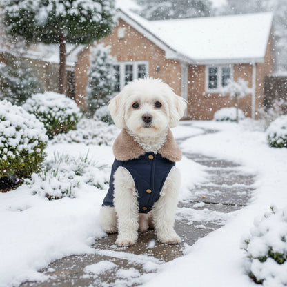 Wasserfester Hundemantel für kleine Hunde | Warm & weich | Winterjacke
