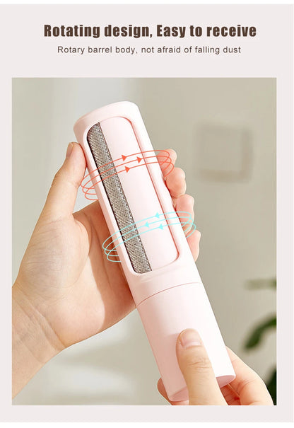 2-in-1 Tierhaarentferner Fusselrolle - Wiederverwendbar & Selbstreinigend für Kleidung & Möbel