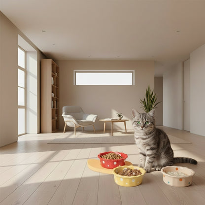 Keramik Futternapf für Katzen | Rutschfest & Hygienisch