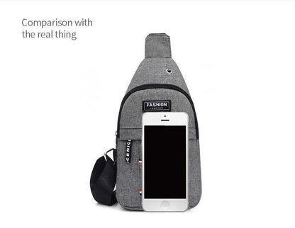 Wasserdichte Bauchtasche für Herren – Verstellbar für Sport, Wandern & Reisen