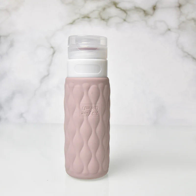 100ml Silicone Travel Bottle - Refillable &amp; Leakproof for Hand Luggage