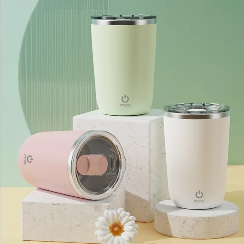 Electric Self-Stirring Coffee Mug 350ml – Automatic, Rechargeable &amp; Magnetic