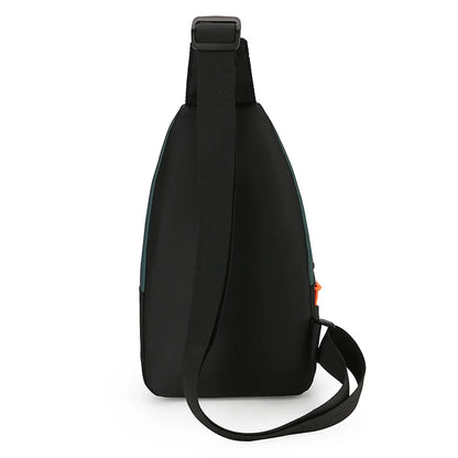 Bolso bandolera impermeable para hombre: ideal para senderismo, ciclismo y viajes.