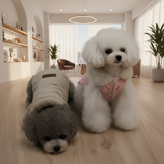 Wärmender Hundemantel für kleine & mittelgroße Hunde – kuschelig, weich & stylisch für kalte Tage