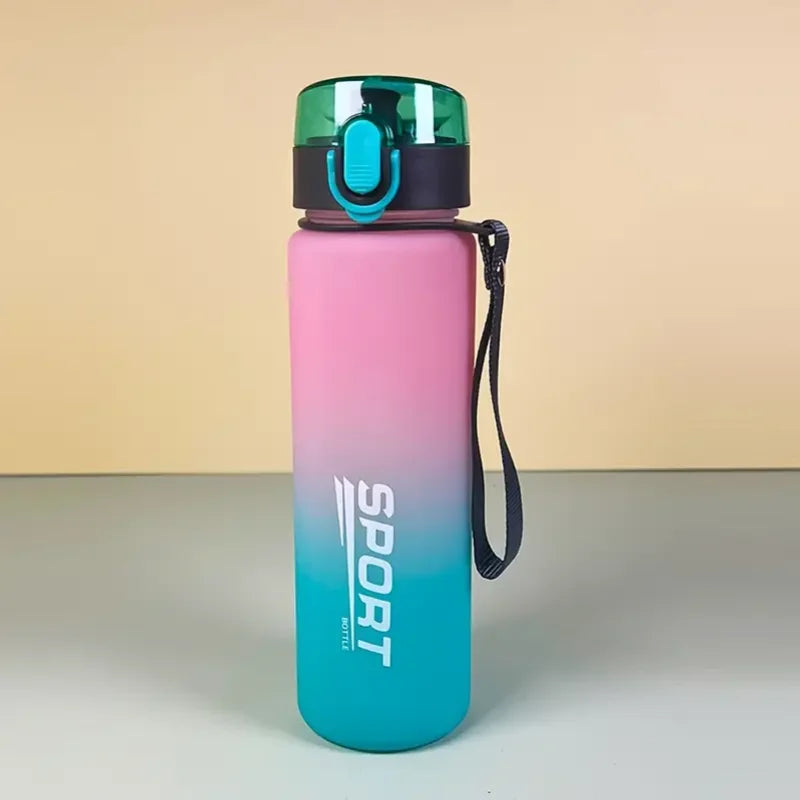 BPA-free sports water bottle 400ml/560ml – Leakproof for hiking, fitness &amp; outdoor activities