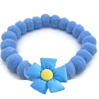 Dog Accessories Hair Ball Pet Collar Dog Necklace Cat Bib Cute Ball Pet Neckerchief for Photography Pet Collar Puppy Scarf
