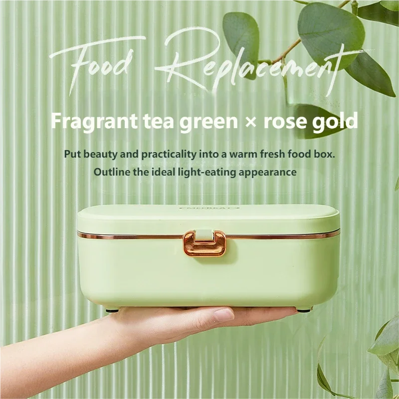 Electric stainless steel lunchbox - insulated food container for office &amp; on the go