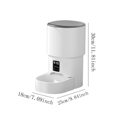 Comedero automático para mascotas de 4 l con wifi y cámara - Control por app para perros y gatos