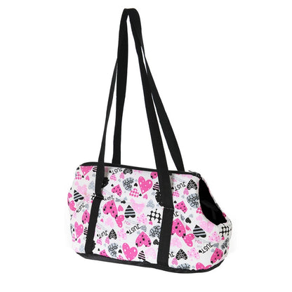 Portable Pet Sling Bag für Kleine Hunde & Katzen – Atmungsaktive Schultertasche mit Watermelon-Design