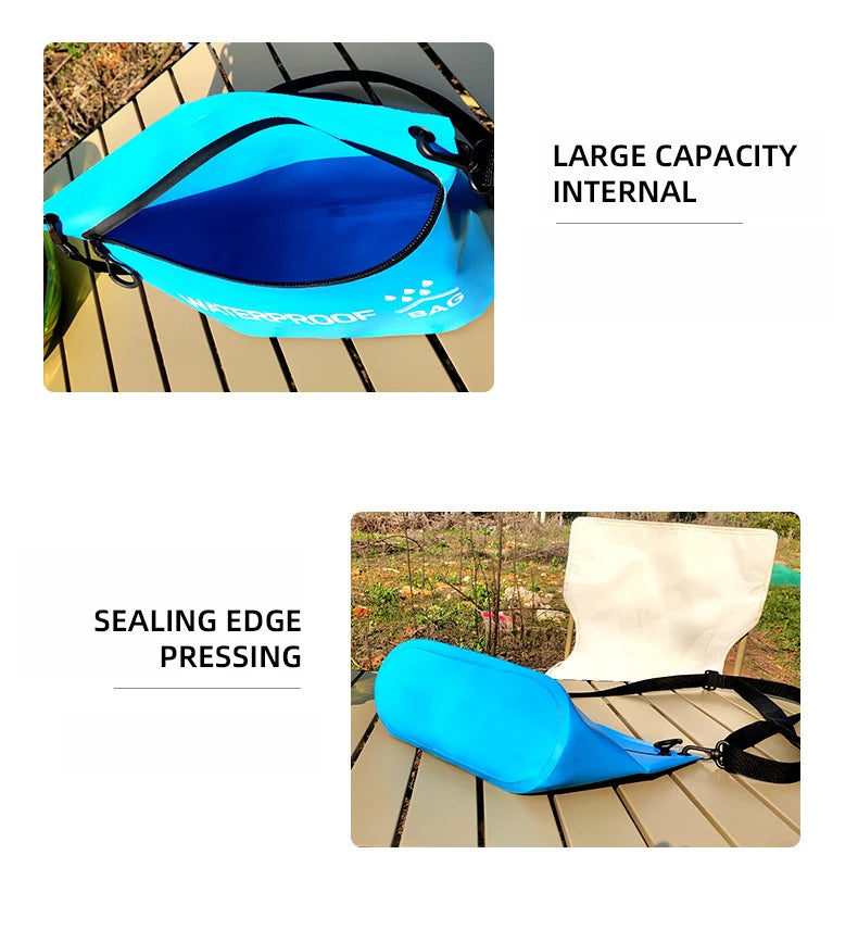 Bolsa impermeable de 5 l para natación, kayak, rafting y deportes acuáticos