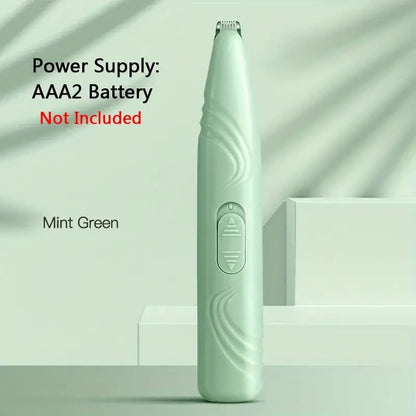 Electric pet hair trimmer for dogs &amp; cats - Quiet &amp; precise for paws, face &amp; body