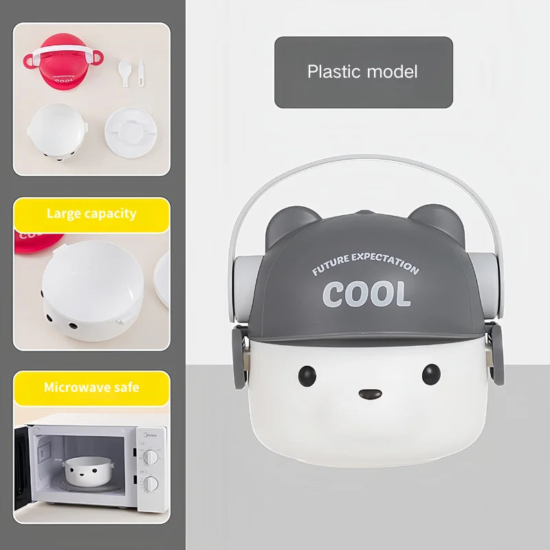 Lonchera de acero inoxidable 304 - A prueba de fugas y apta para microondas para la escuela