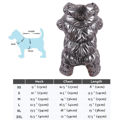 Wasserfeste Winterjacke für Hunde – warm, weich & bequem