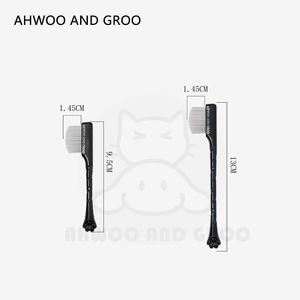 Haustier-Pflegeset 4-teilig - Kamm, Zahnbürste, Schere, Nagelknipser für Hunde & Katzen