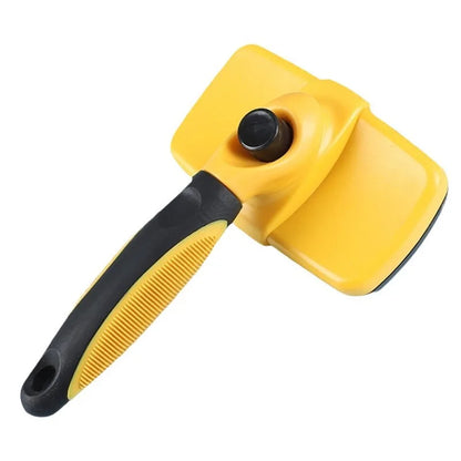 Selbstreinigende Haustierbürste – Edelstahlpflegebürste für Hunde & Katzen